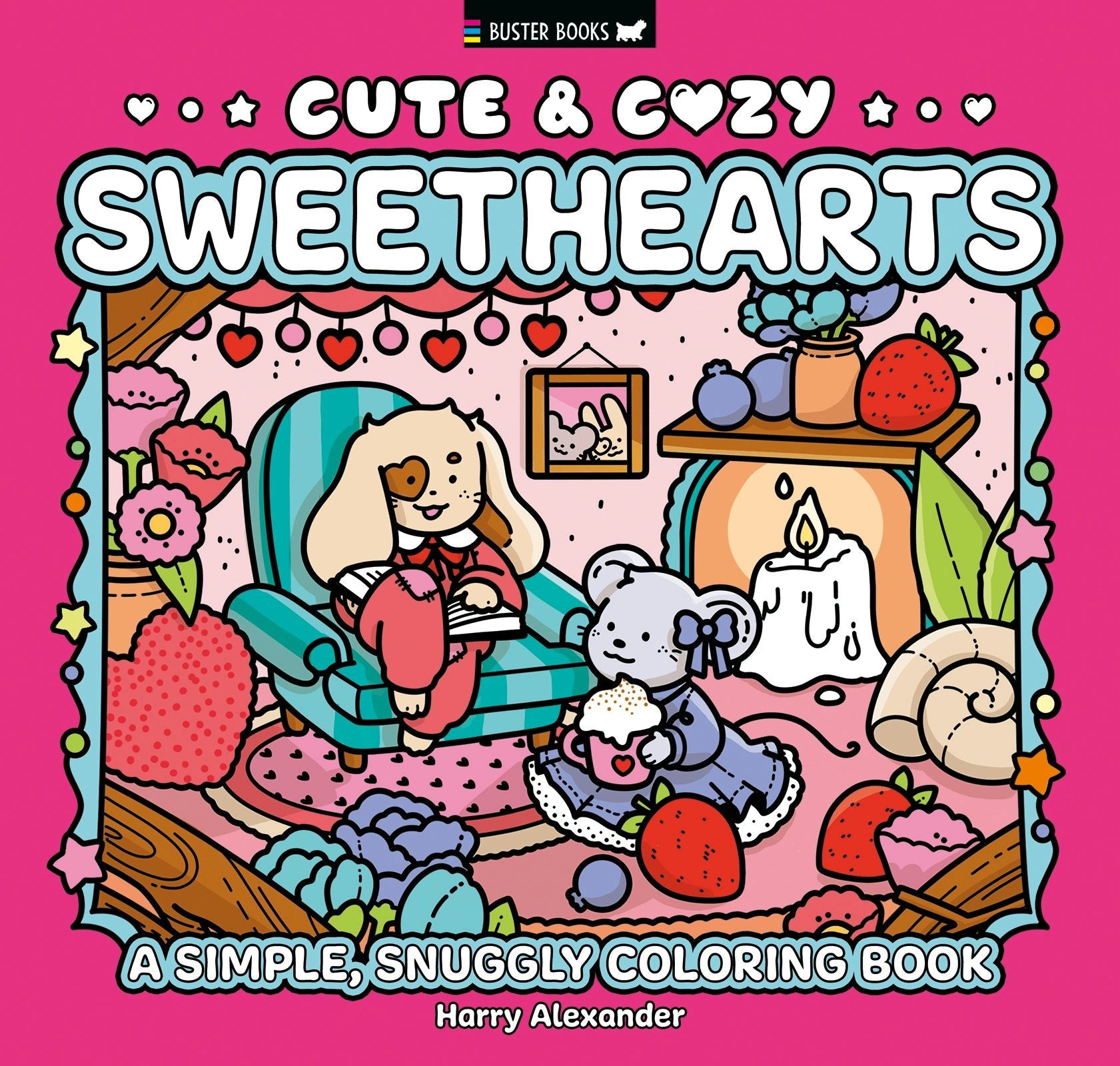 Book cover image for Cute & Cozy: Sweethearts ISBN: 9781837251278